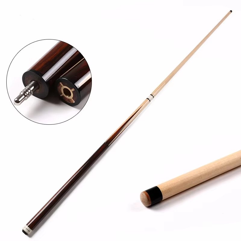 TQG-33 Professional Standard Taco De Billar Match Handmade Aluminum Walking Cane Pool Cue Snooker Cue Maple Ebony Steel