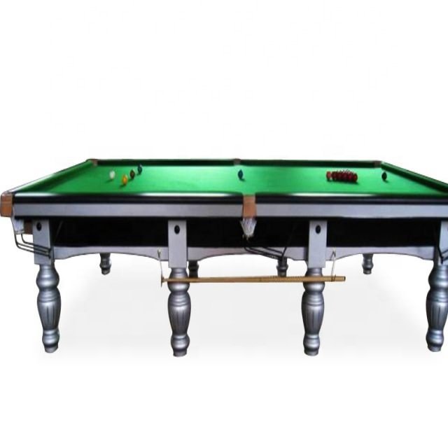 2023 new designs high-end modern style luxury snooker billiard tables with Wooden Legs and Oak Rail