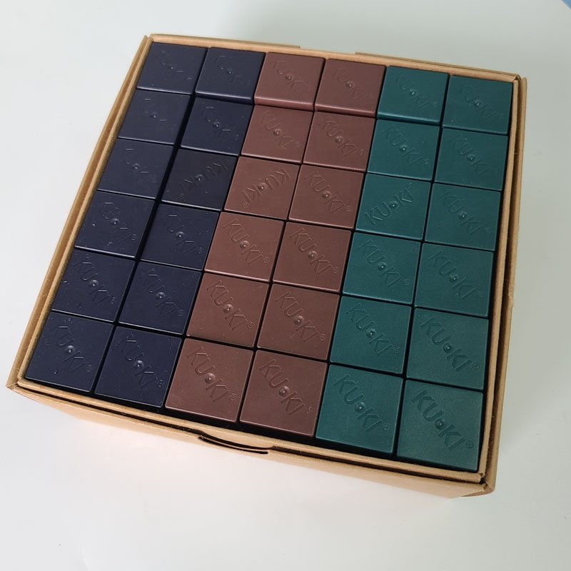 Hot sale square shape billiard pool colorful chalk holders 72pc/box accept custom rubber fiber chalks case billiard accessories
