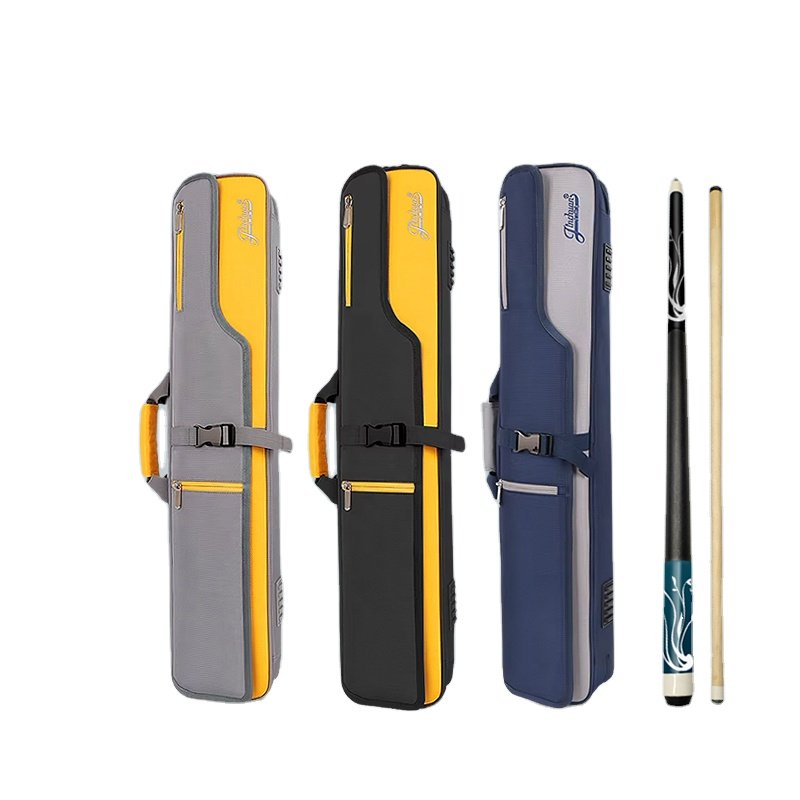 Professional 3x4 Soft Pool Cue Case Waterproof with Custom Logo for Snooker & Carom Billiard Cue Stick Rest & Storage