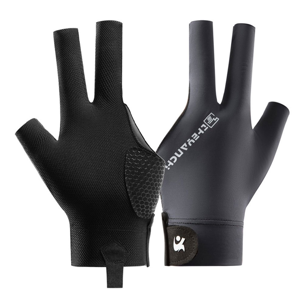 High Quality Left Hand Half Finger 3 Finger Billiard Snooker Gloves Pool Cue Gloves