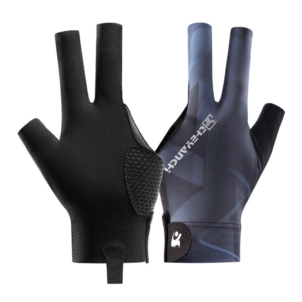 High Quality Left Hand Half Finger 3 Finger Billiard Snooker Gloves Pool Cue Gloves
