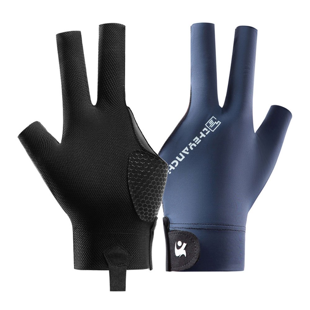 High Quality Left Hand Half Finger 3 Finger Billiard Snooker Gloves Pool Cue Gloves