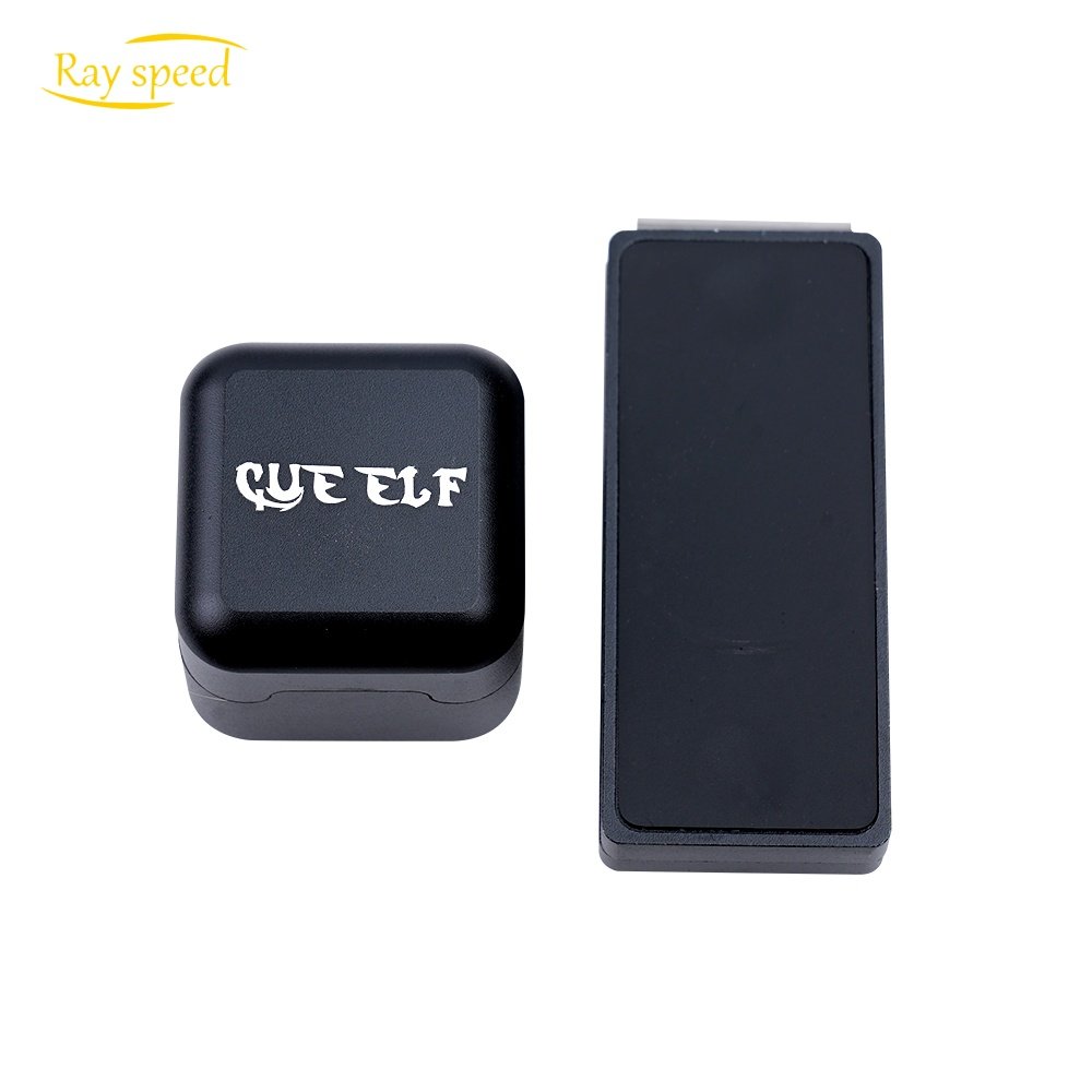 Rayspeed Hot Sale Billiard Pool Chalk Holder Round With Magnetic Clip Snooker Black Chalk Holder Magnetic Billiard Chalk holder
