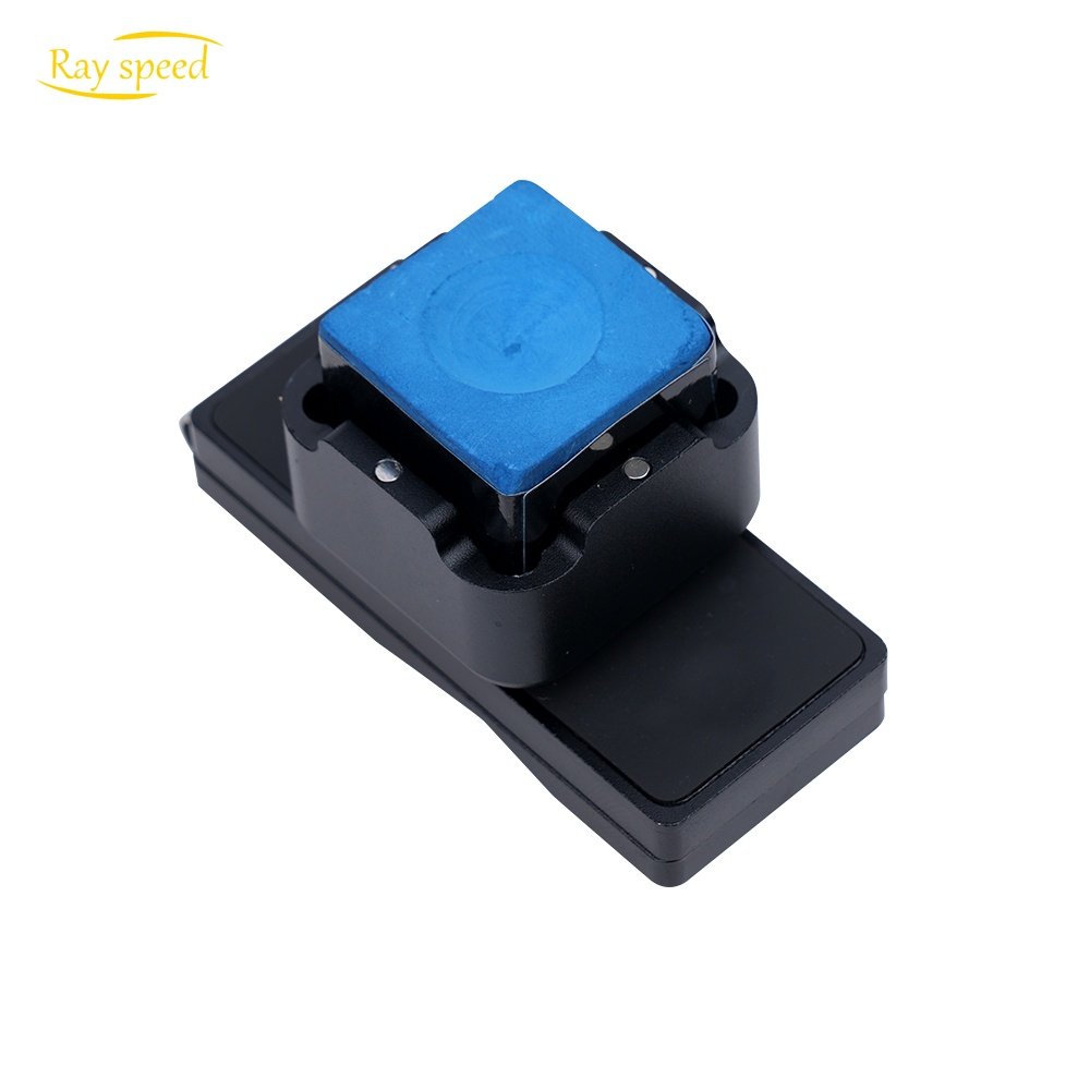 Rayspeed Hot Sale Billiard Pool Chalk Holder Round With Magnetic Clip Snooker Black Chalk Holder Magnetic Billiard Chalk holder