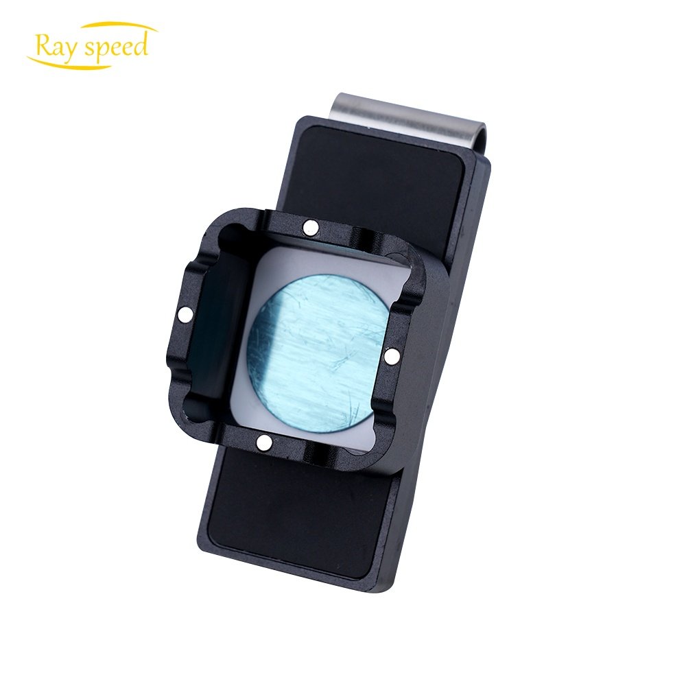 Rayspeed Hot Sale Billiard Pool Chalk Holder Round With Magnetic Clip Snooker Black Chalk Holder Magnetic Billiard Chalk holder