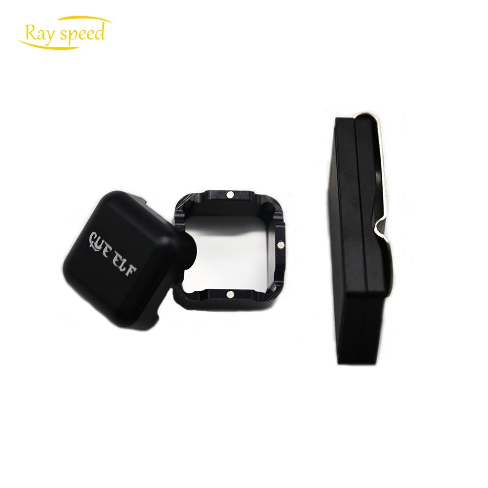 Rayspeed Hot Sale Billiard Pool Chalk Holder Round With Magnetic Clip Snooker Black Chalk Holder Magnetic Billiard Chalk holder