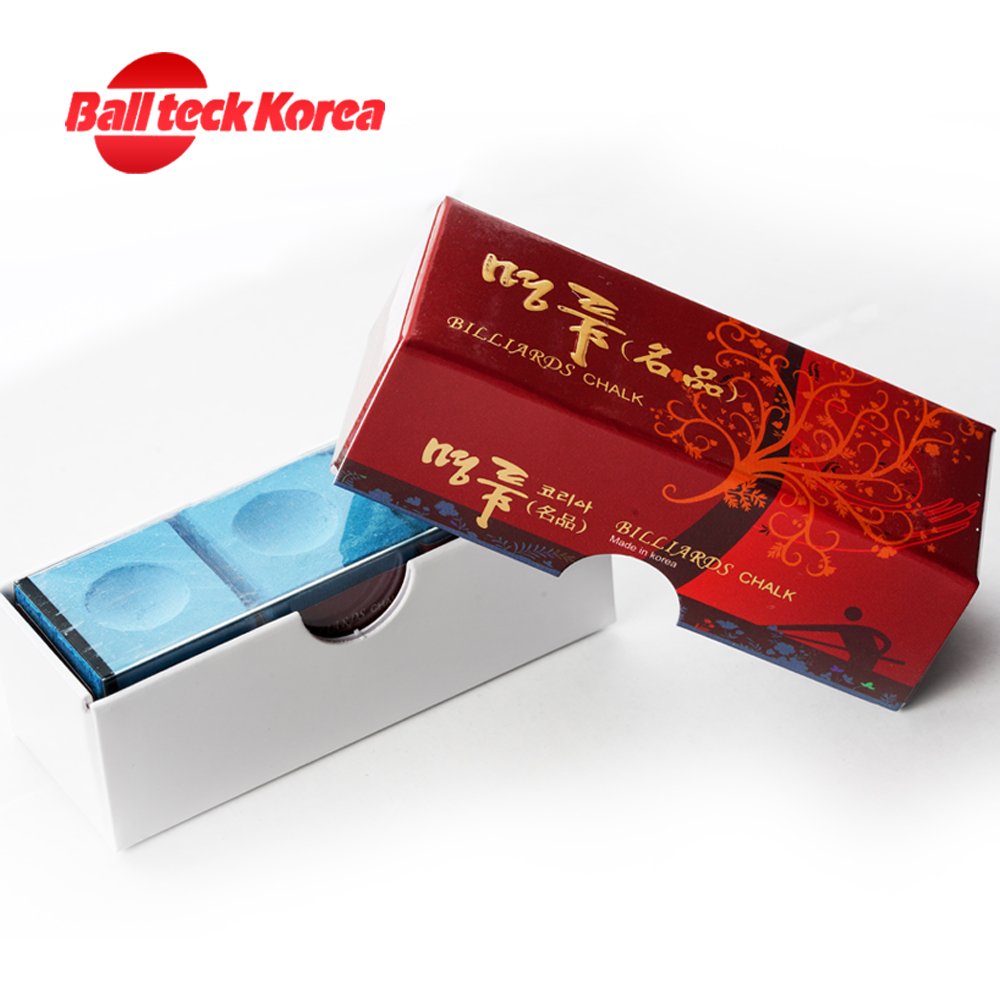 South Korea BallTeck blue billiard chalk 3 pieces/box professional snooker chalk billiard accessories