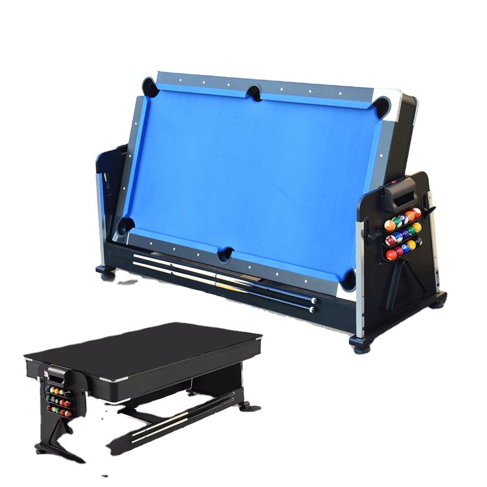New Style Multi Game 6 FT 4 In 1 Rotating Air Hockey Snooker Pool Dining Billiard Table Tennis Table