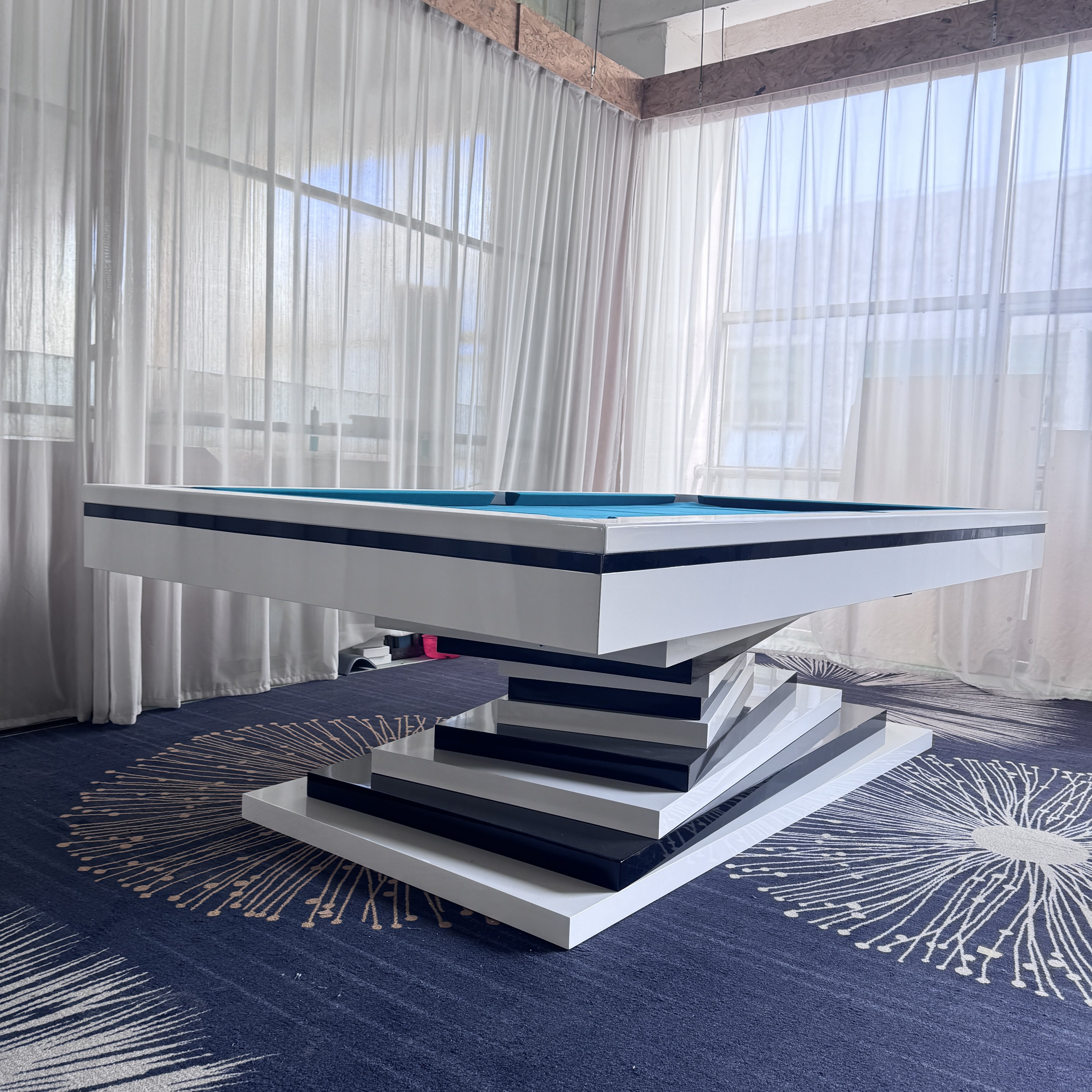 Wanyaju Factory custom Luxury 7ft 8ft 9ft Wood Pool Table Home Full Set Pool Hall Club Commercial Snooker Billiards table