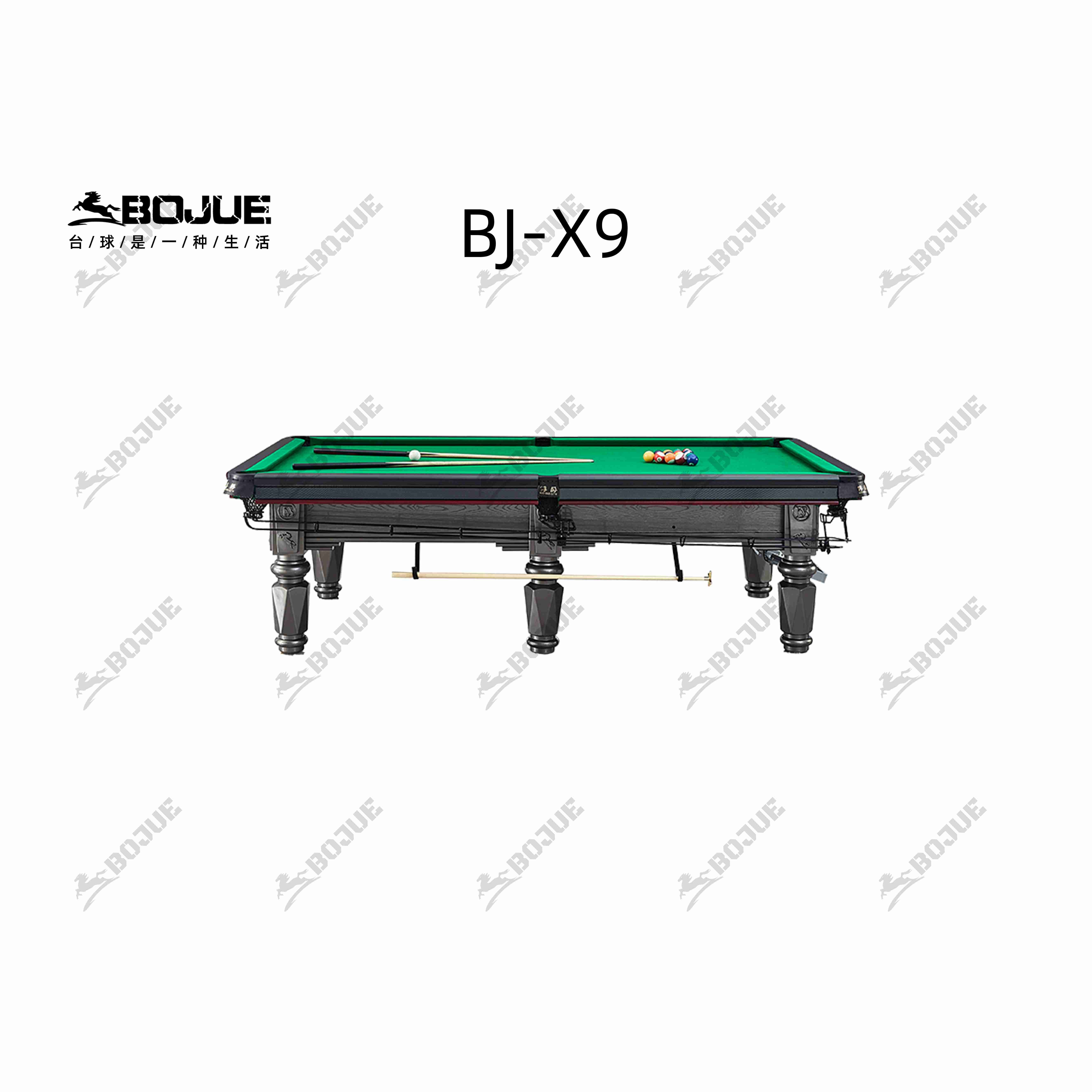 Custom Indoor Snooker Table Elite-Grade Gameplay Smooth Slate Surface Design Pool Table