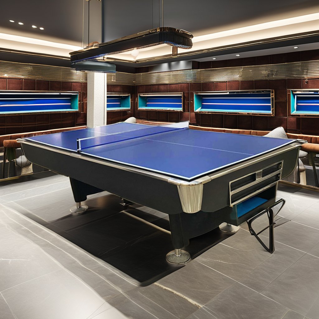 Modern Style 9 Ball American Standard 8ft 9ft Pool Table with Auto Return Snooker Cue Billiards Slates for Sale