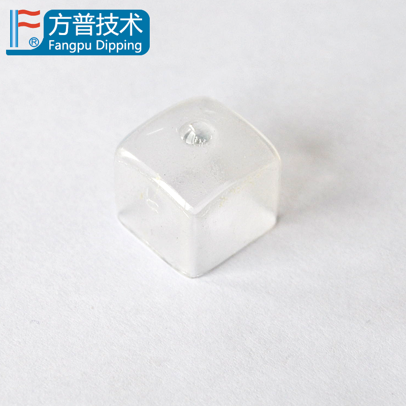 Square Vinyl Ends Caps Pvc Chocolate Powder Protective Covers Plastic Dust Caps for Snooker Chalk