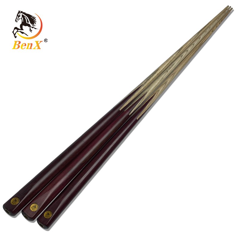 BenX B-8 Nature Purple Heart Wood Snooker cue,57" Pool Cue 145cm 1pc cue