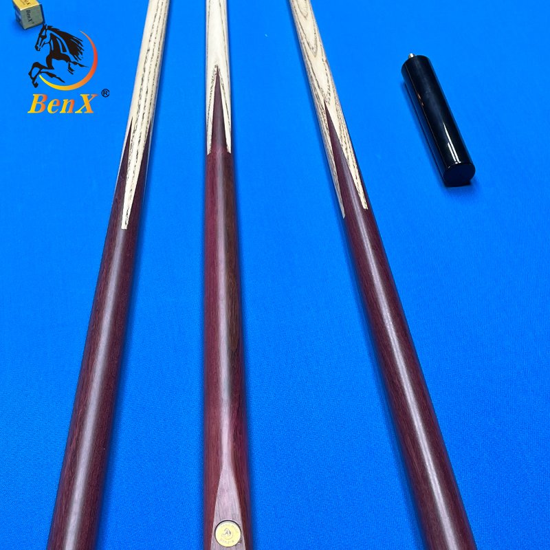 BenX B-8 Nature Purple Heart Wood Snooker cue,57" Pool Cue 145cm 1pc cue