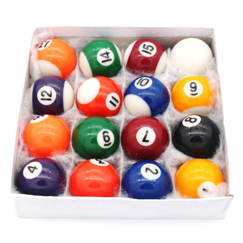 Hot Sell 16 Pieces 2" 50.8mm Billiard Pool Ball Set