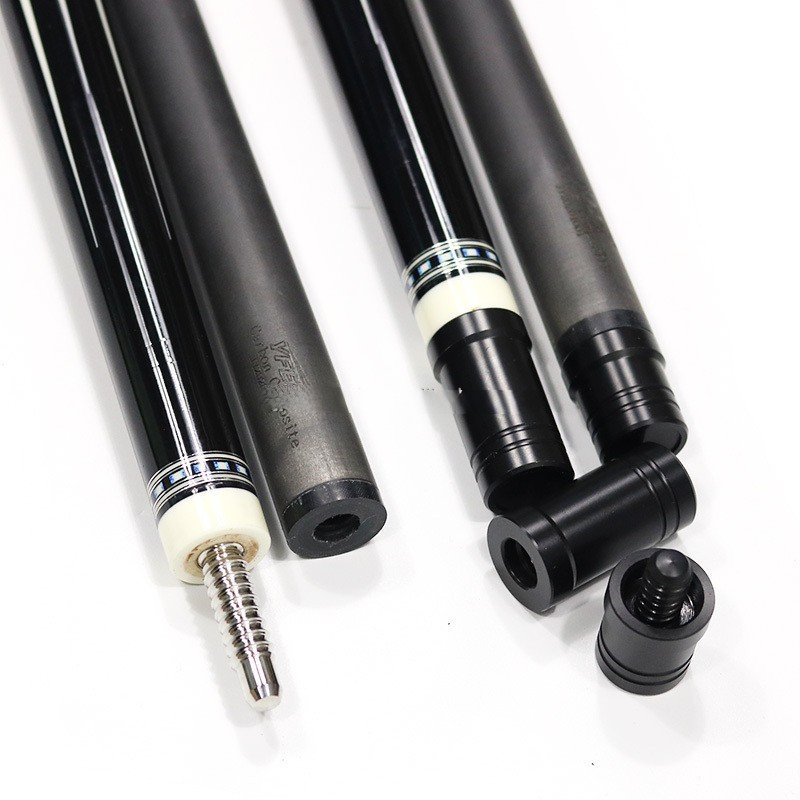 xikuno Economy Cue Set Premium 1/2 High-Tech 58" Carbon Fiber Shaft Pool Cue & YFen Cue Bag with Extension