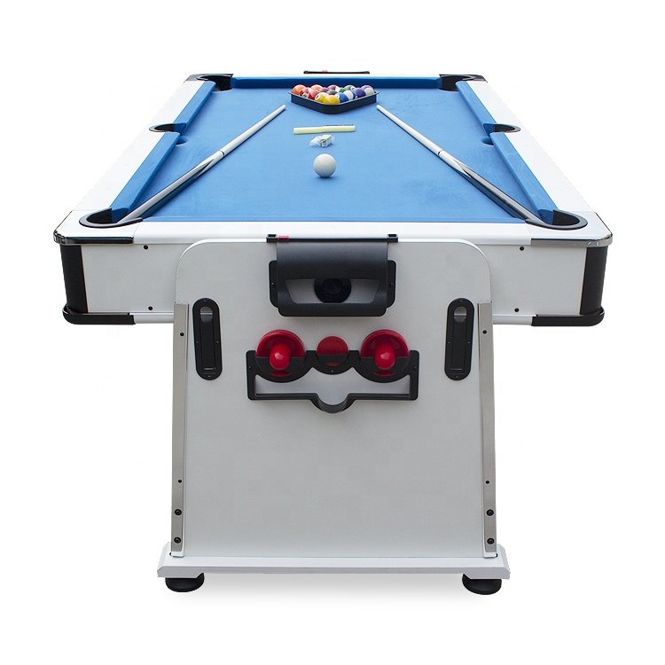 Factory Customized White Color 4 in 1 Billiards&Snooker Table Pool Table For Sale