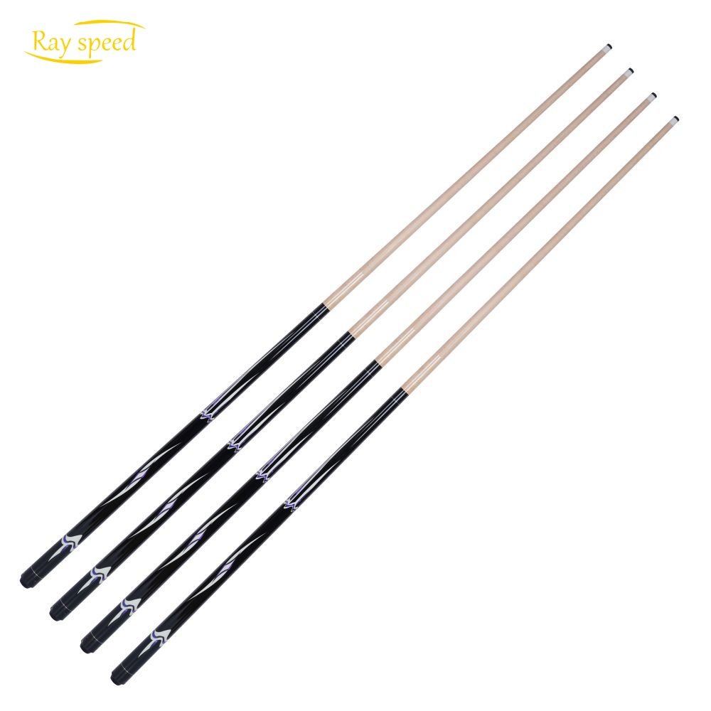 Rayspeed Standards Sticker Pool Cue Hard Maple Shaft Wood Joint 11.8 mm Tip SIze 1/2 Split Carom Cue 142 cm
