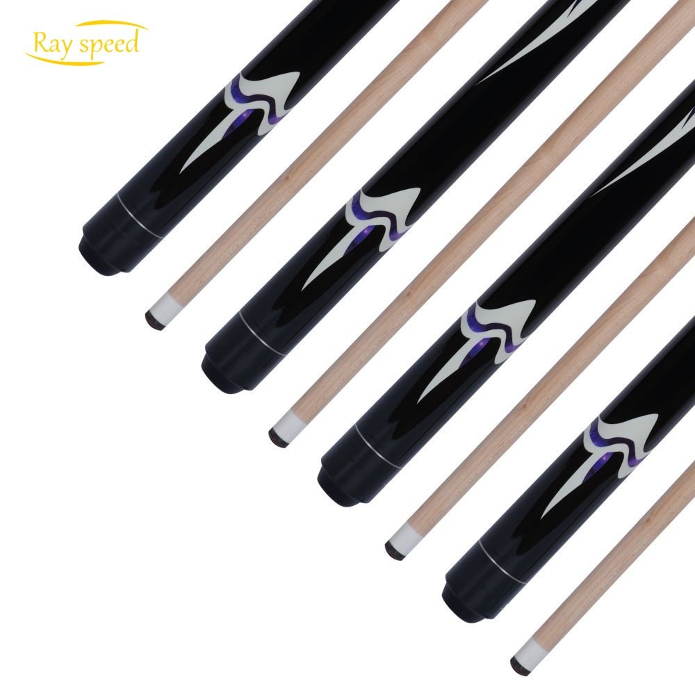 Rayspeed Standards Sticker Pool Cue Hard Maple Shaft Wood Joint 11.8 mm Tip SIze 1/2 Split Carom Cue 142 cm
