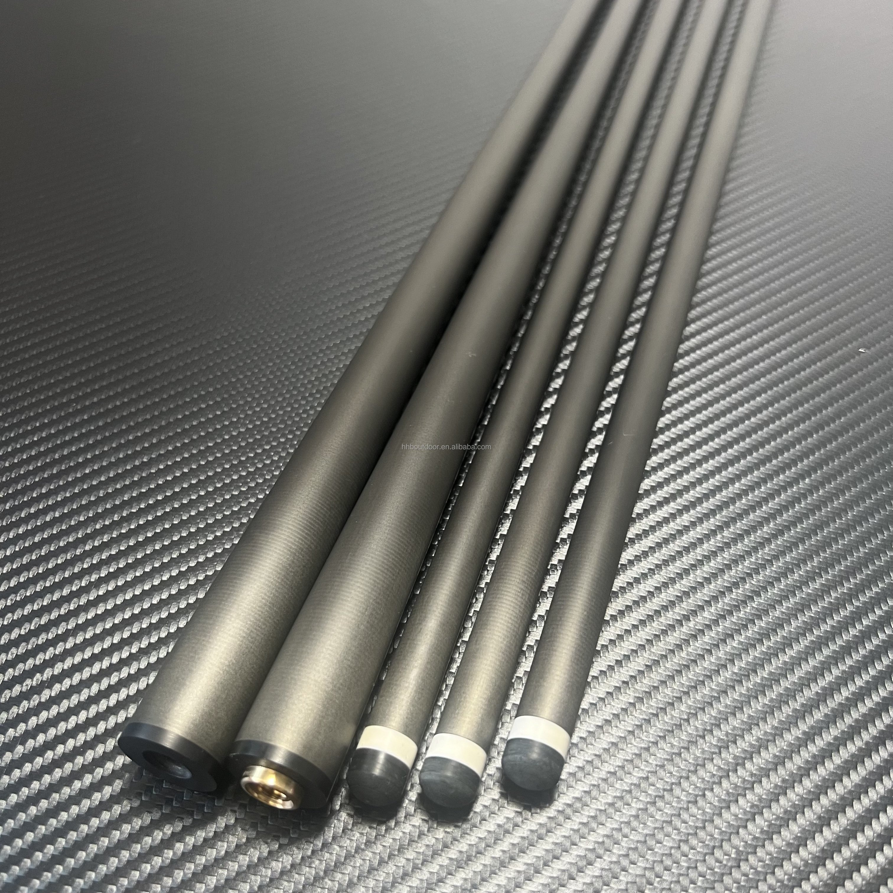 11.5 11.8 12.4mm billiard snooker pool cues low deflection carbon fiber cue shaft