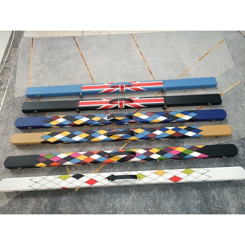 High Quality PU Leather one Piece Billiard Snooker Pool Cue Stick Case Bag for sale