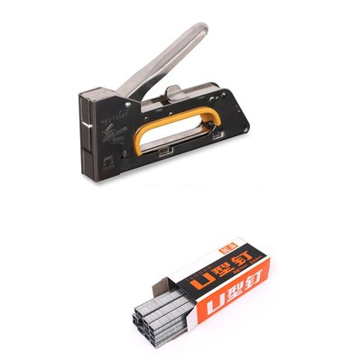 Manufacturer Cheap Steel Nail Gun Wood Decoration Hand-Held Staple Gun Tacker Nail Gun