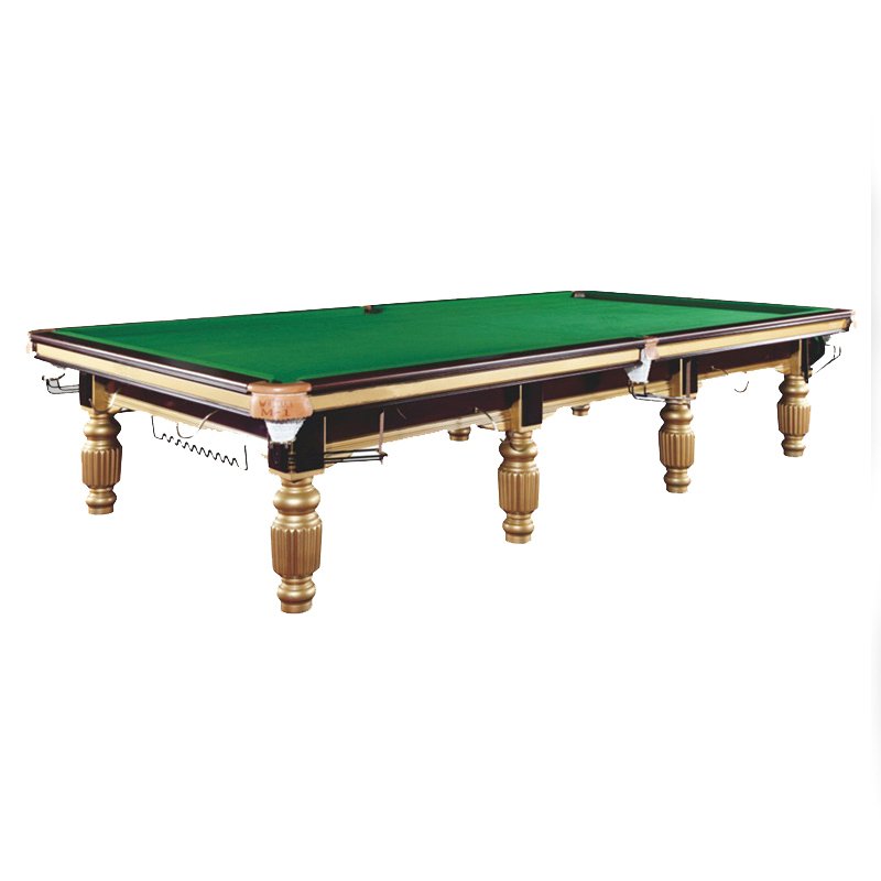 Professional steel cushion snooker pool table solid wood 12ft snooker table