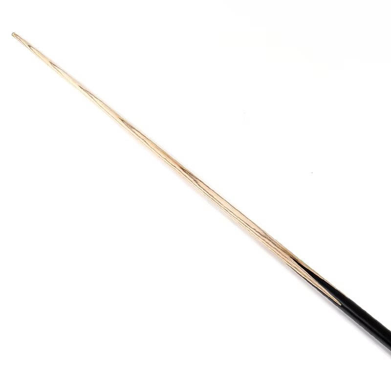 TQG-24 Custom Professional Snooker Cue Stick Jianying Ash Wood with Ebony Butt Sleeve and Stainless Steel Joint