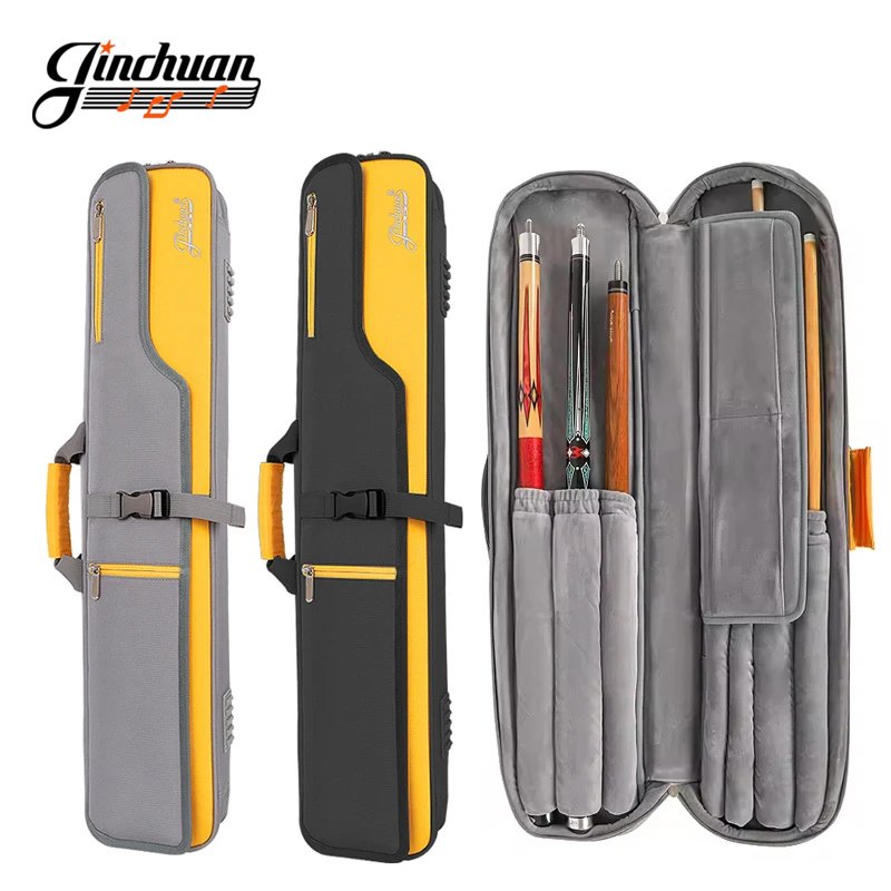 Cue Case Bag Billiard Stick Carrying Case 7 Holes 3x4 Pool Cue Case Oxford Cloth Billiard Accessories