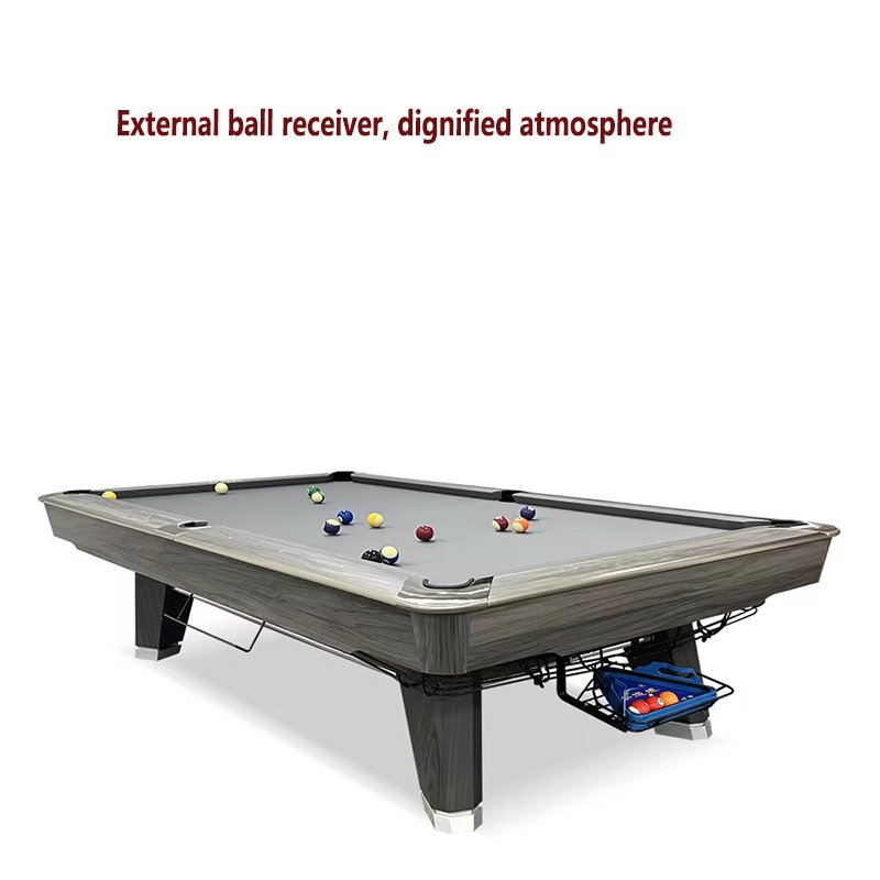 China factory sells 7.8.9.12ft pool table mdf automatic ball back to snooker billiard table