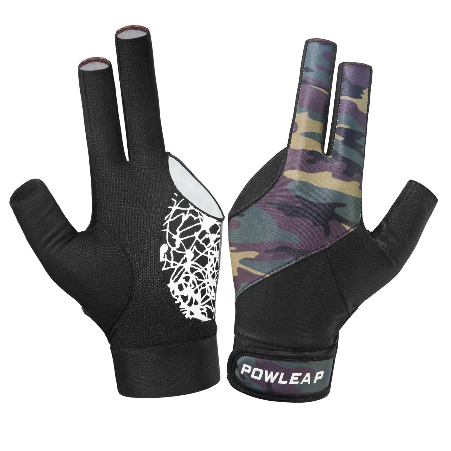 Man Woman Elastic Pool Cue Gloves For Billard Shooters Pool Snooker Cue Sport