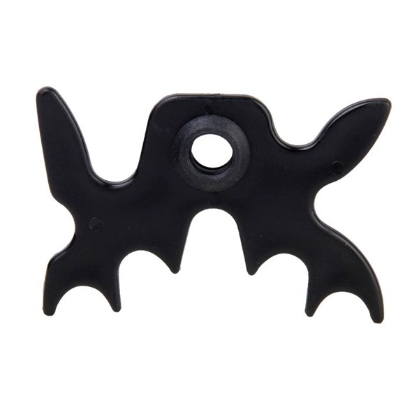 Black Plastic Slip-On Moosehead Bridge Head Billiards Cue Rest Billiard Accessories