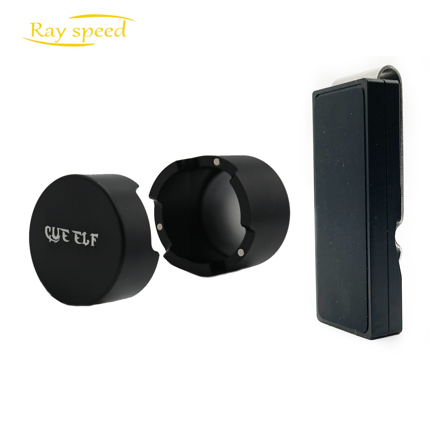 Rayspeed Black Snooker Chalk With Strong Power Magnet Professional Billiard Chalk Holder Magnetic Pool Billiard Accessories