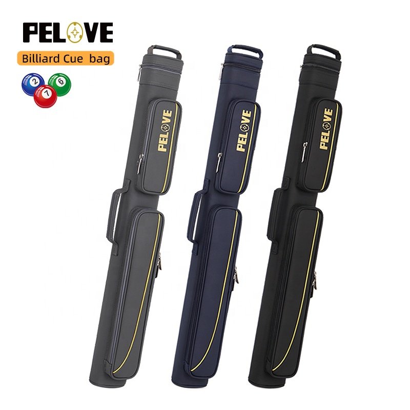 2*3 Waterproof Leather Snooker Cue Case Soft Pool Cue Case