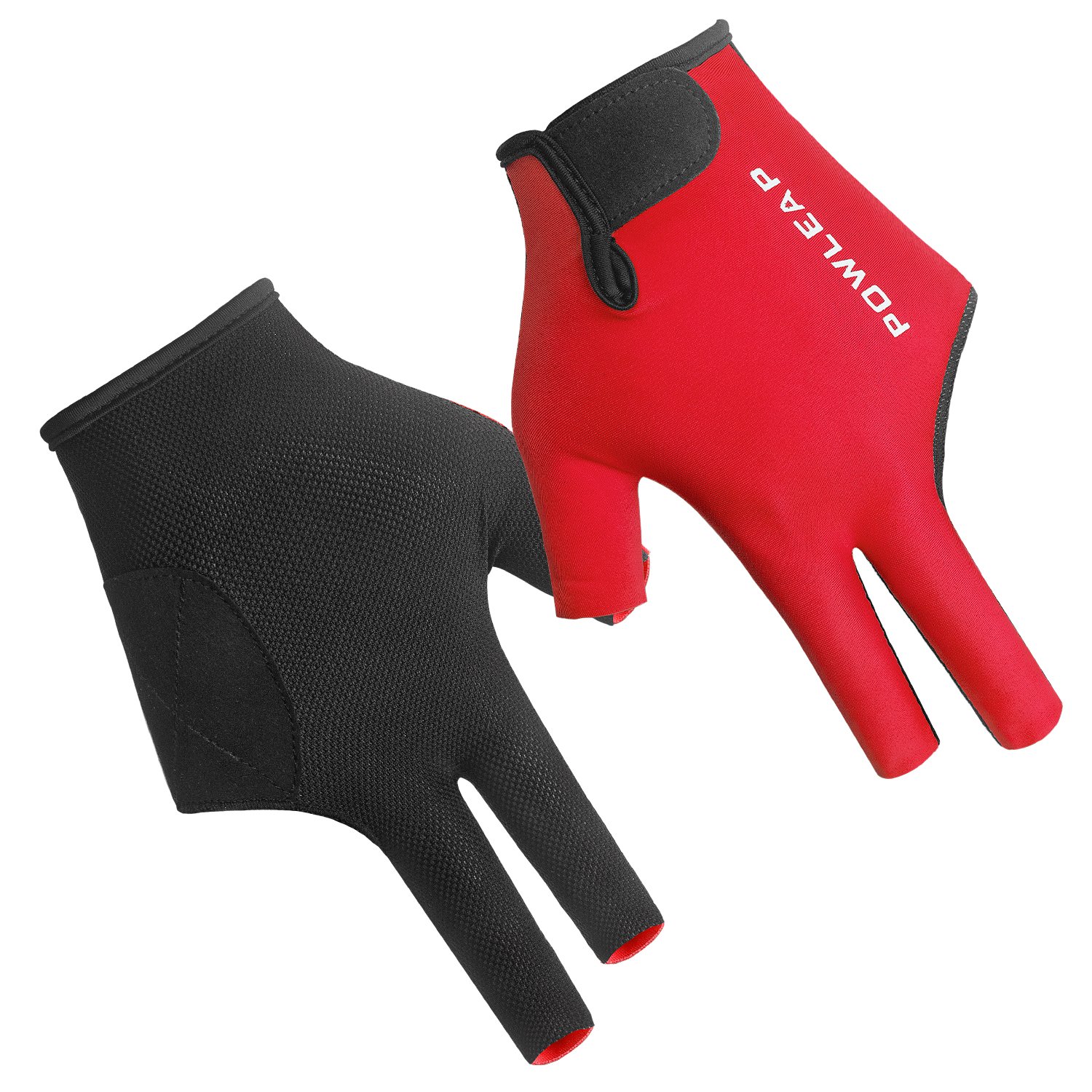 Premium Quality Single Pool Cue Gloves Custom Logo Men Women Soft Three Finger Snooker Billiards Gloves