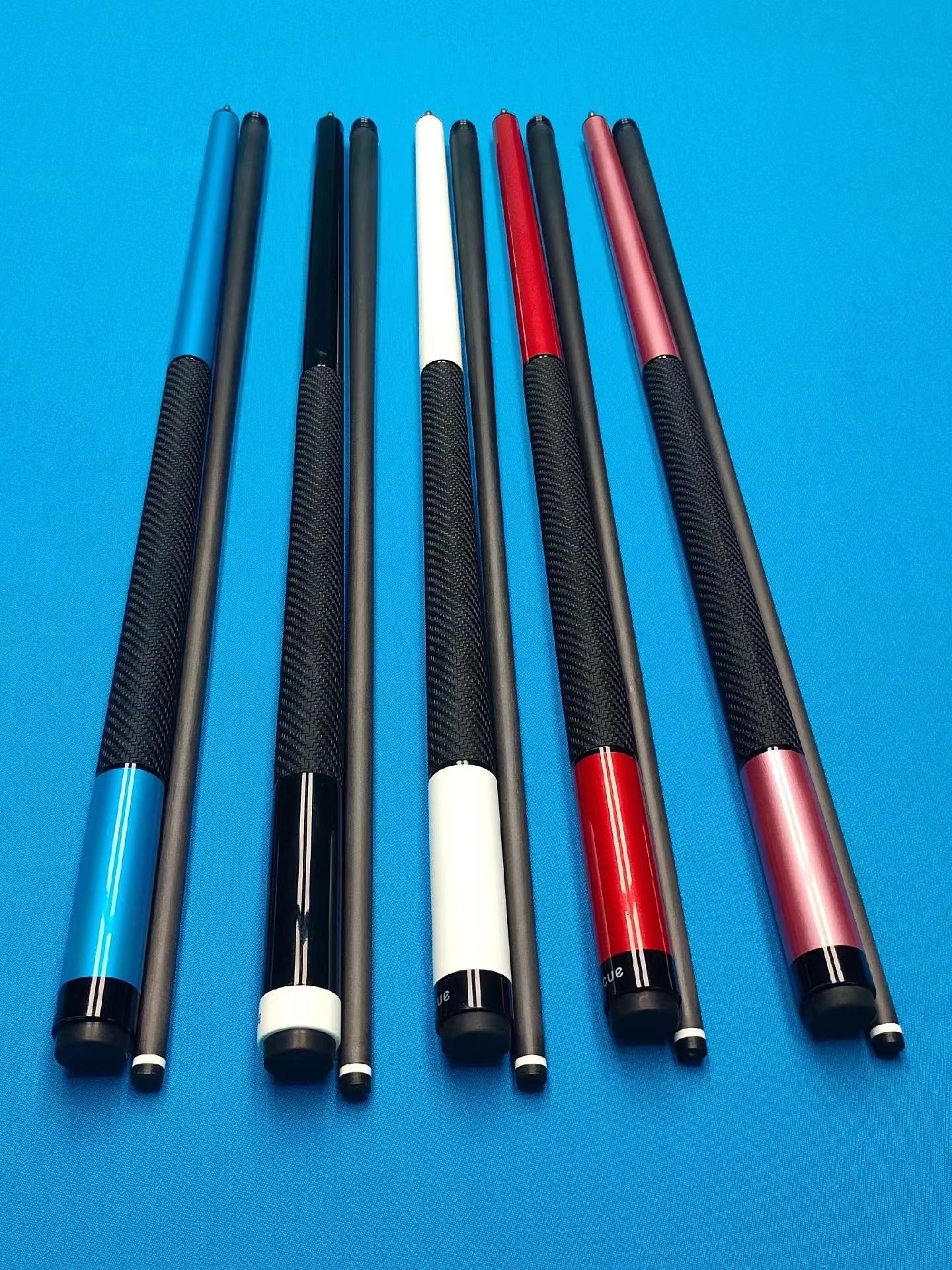 High Quality Professional Billiard Pool Cue Stick 13mm Professional Billiard Cue 58"with Maple Wood Stainless Steel Oak CUE 12