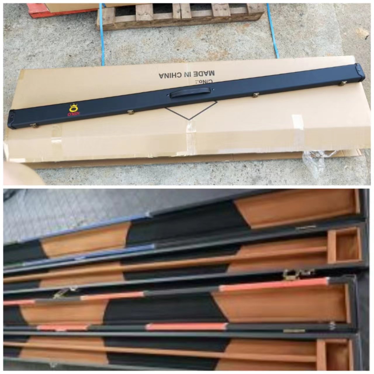 High Quality Professional Billiard Pool Cue Stick 13mm Professional Billiard Cue 58"with Maple Wood Stainless Steel Oak CUE 12