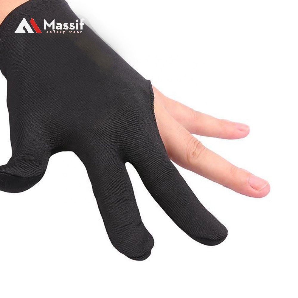 High-quality three-finger Hot Sales OEM Factory Snooker Gloves for Men and Women with Billiard Cues