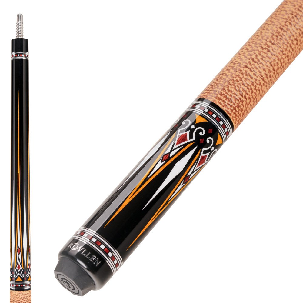 Hot sale KONLLEN Fenghua Black Technology Carbon Fiber Cue 12.5mm Big Head Nine Ball Pool Cue Chinese Table Tennis Cue