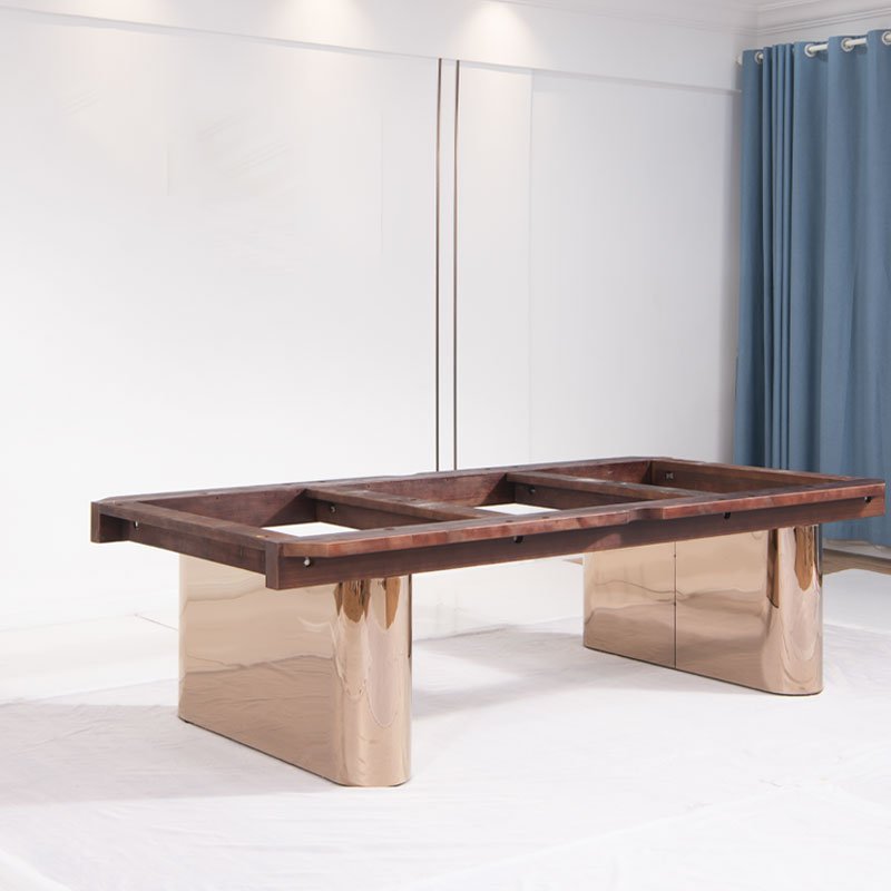 Best selling factory Popular luxury style Carom pool table Geometry billiard table with natural marble mesas de billar