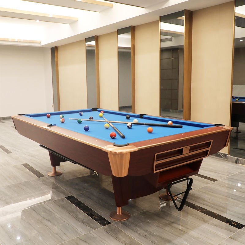 Professional Tournament Billiard Pool Table Solid Wood Slate Snooker & Billiard
