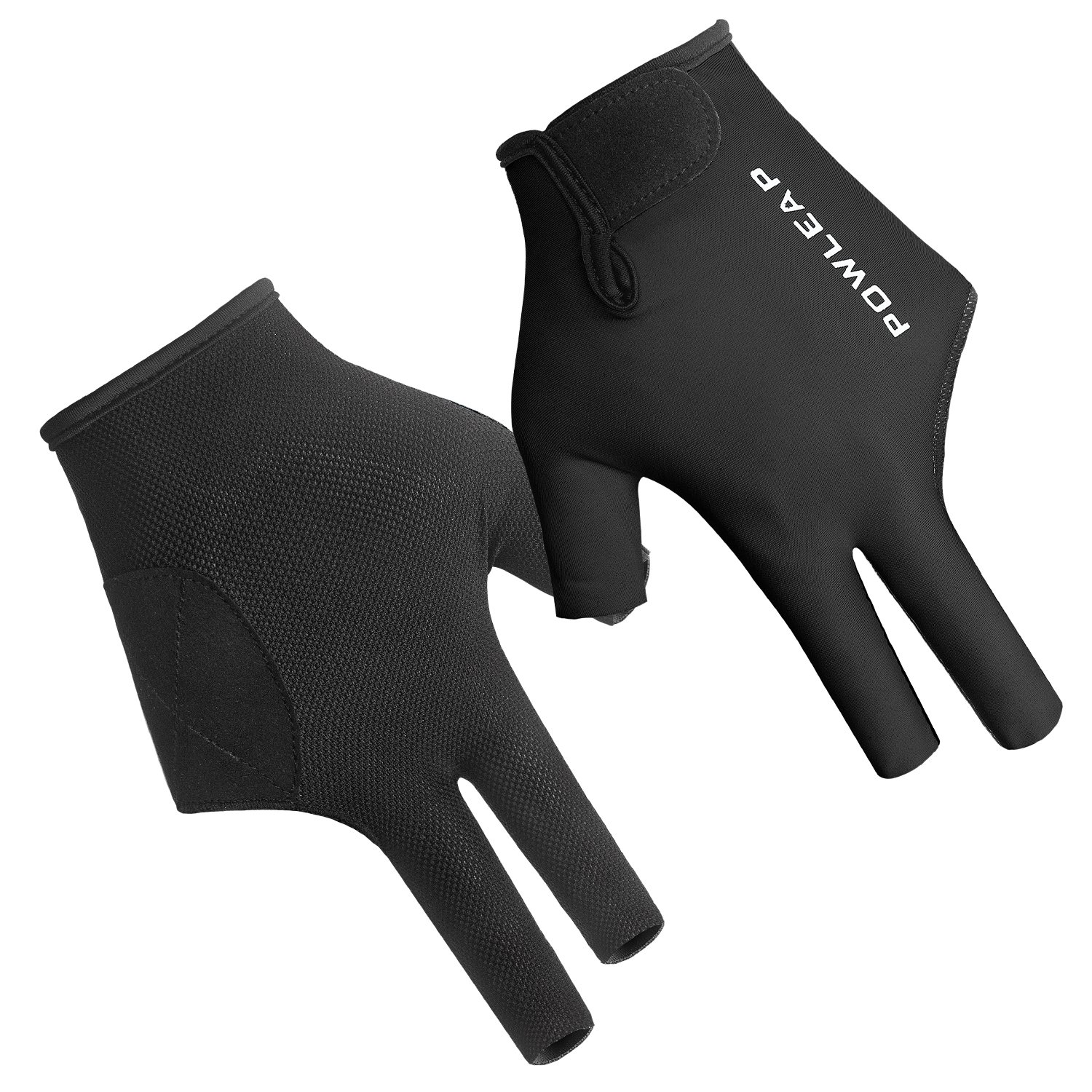 Factory Cheap 3 Fingers Billiards Glove Custom Snooker Cue Shooters Gloves Logo Billiard Glove Pool Accessory Billiard Cue