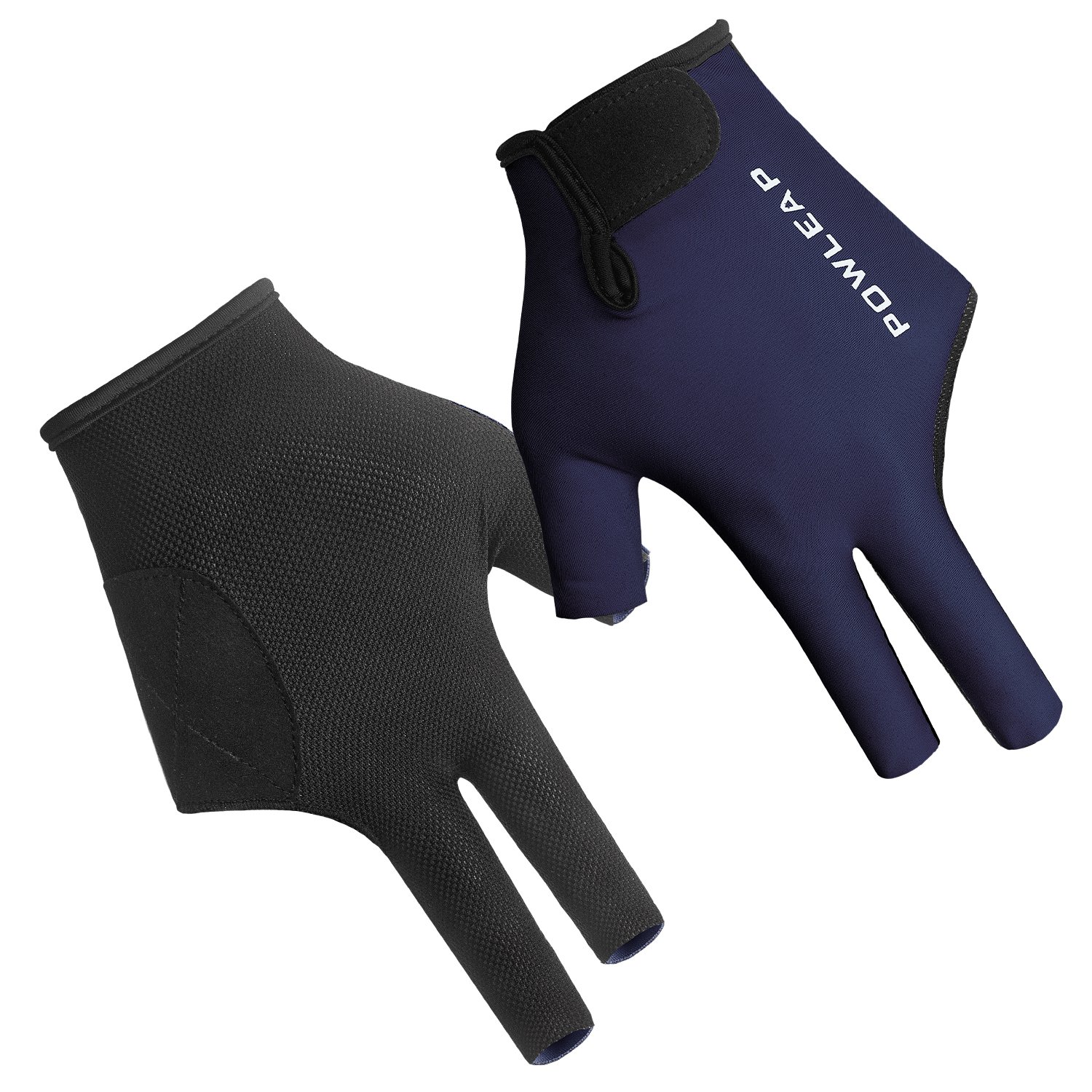 Factory Cheap 3 Fingers Billiards Glove Custom Snooker Cue Shooters Gloves Logo Billiard Glove Pool Accessory Billiard Cue