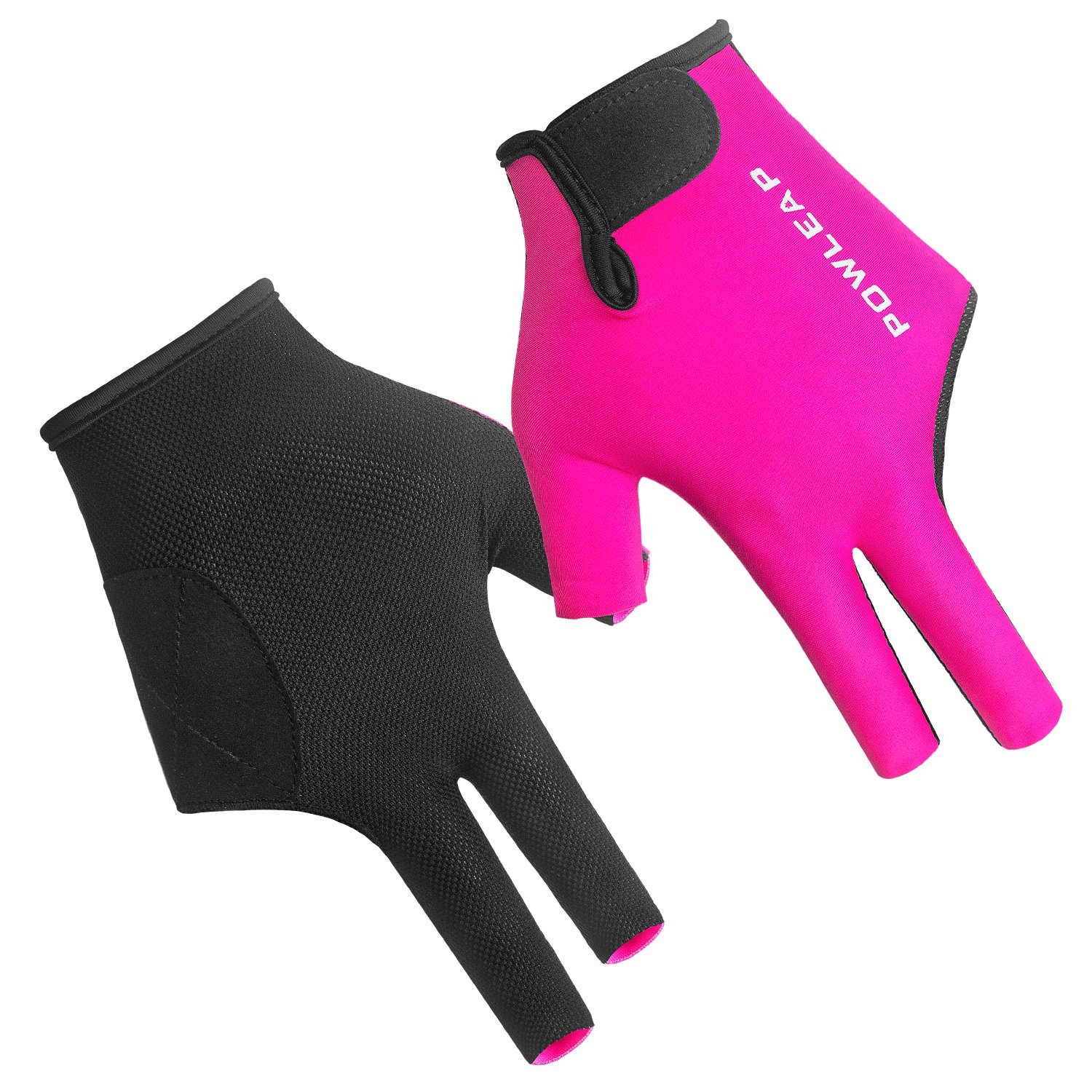 Factory Cheap 3 Fingers Billiards Glove Custom Snooker Cue Shooters Gloves Logo Billiard Glove Pool Accessory Billiard Cue
