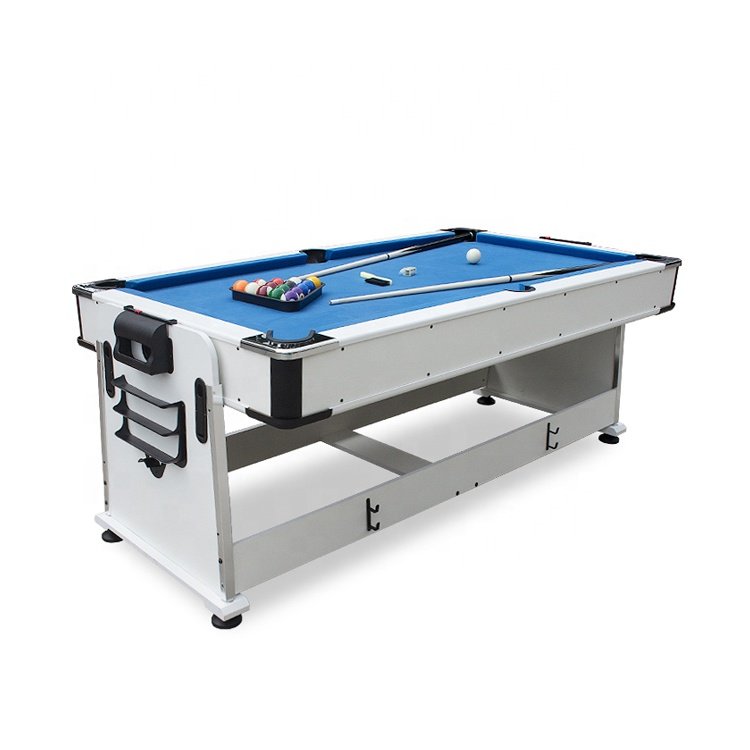 hot selling 7ft 4 in 1 Snooker Pool Dining Table With Air Hockey and Ping Pong functions Home Use for Wholesale