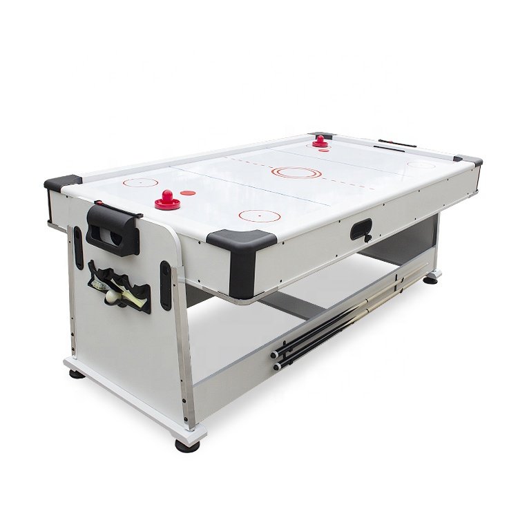hot selling 7ft 4 in 1 Snooker Pool Dining Table With Air Hockey and Ping Pong functions Home Use for Wholesale