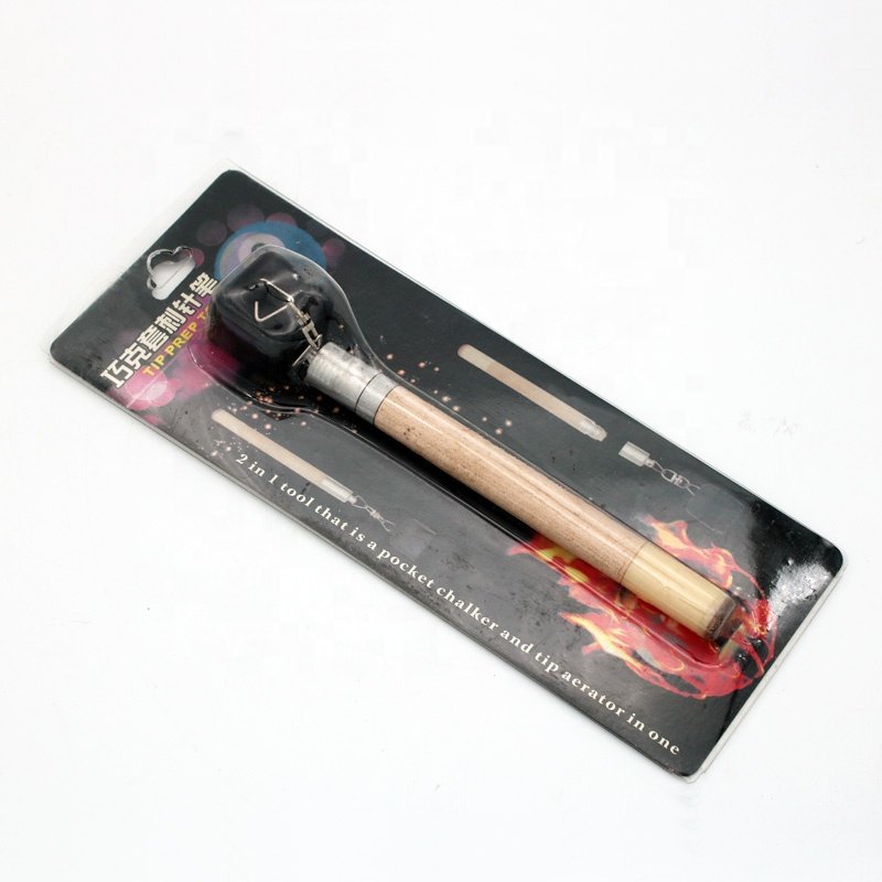 Snooker & Billiard Accessory Pen-Shaped Pool Cue Tip Shaper with Chalk Holder