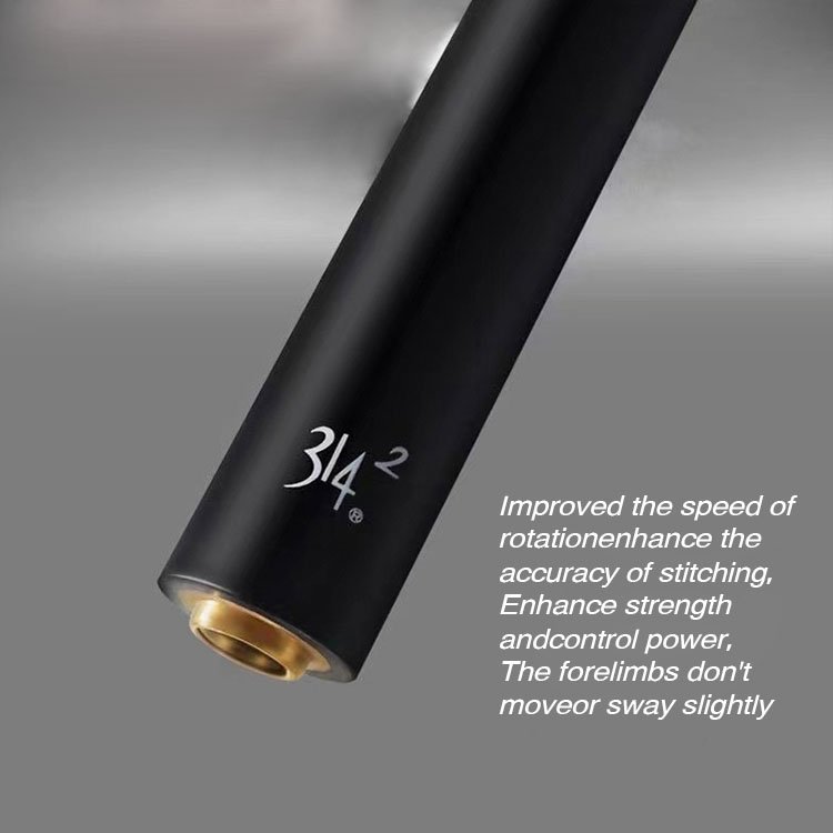 Factory direct sale premium billiard cue 2 Pieces Black Tech Maple Pool stick 58" Length for sale (grey color)