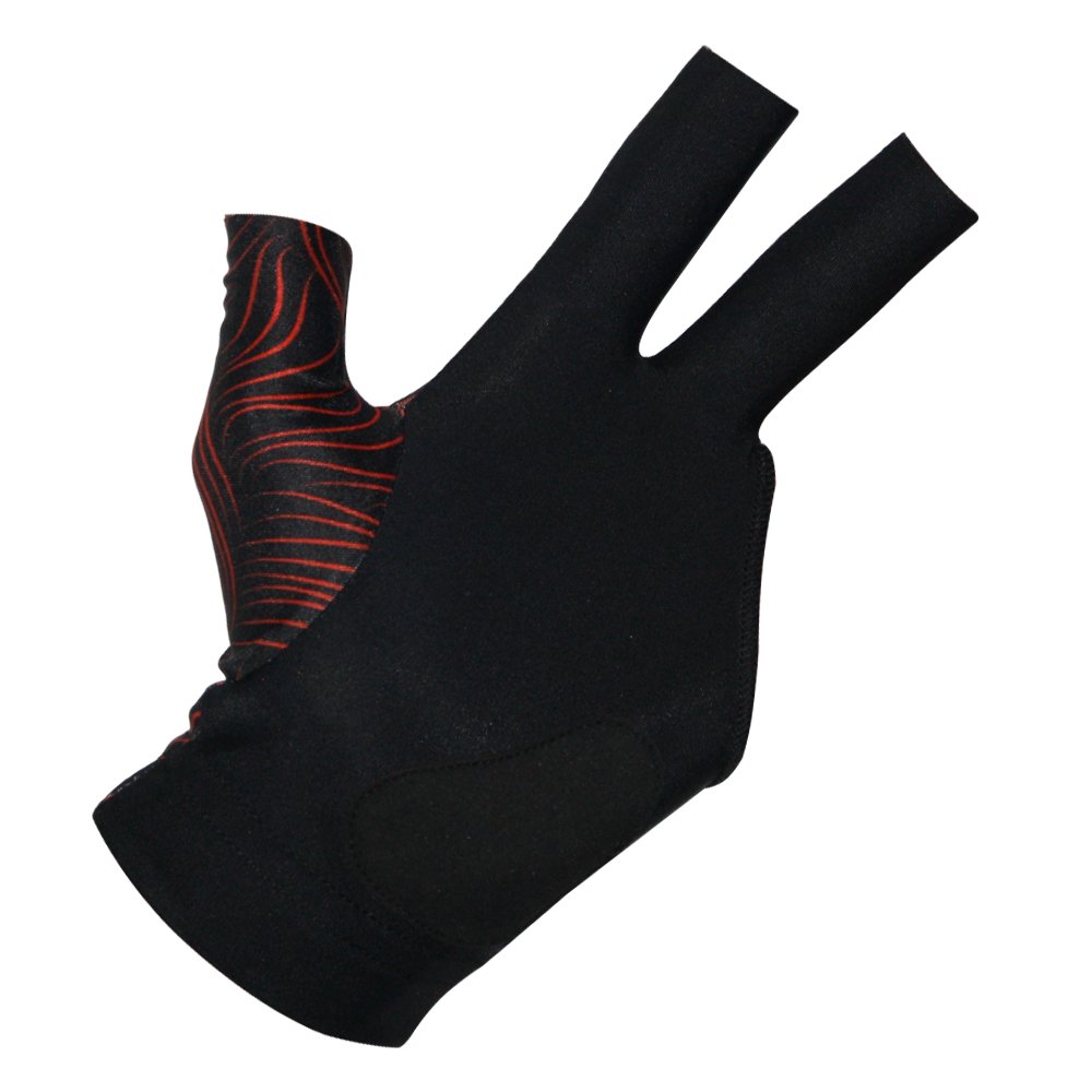 Customizable 3-Finger Breathable Pool & Snooker Gloves at Low Price for Billiard Players